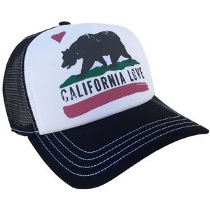 Brooklyn Hat Co California Love Trucker Cap Black